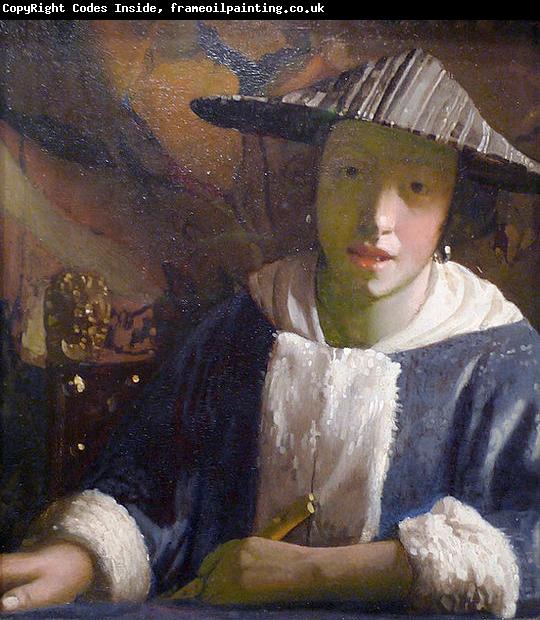 Johannes Vermeer Girl with a flute.